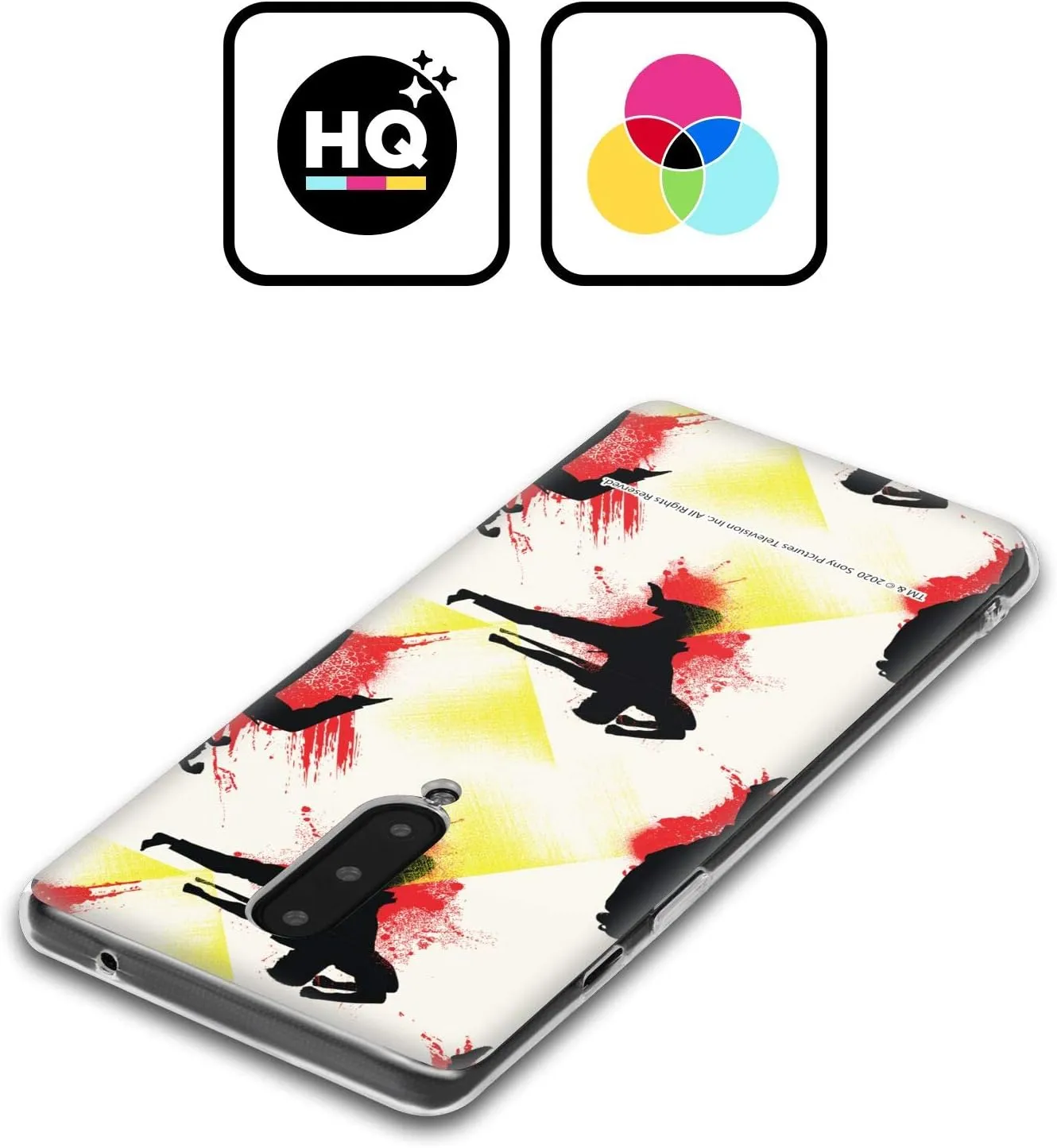 Head Case Designs Officially Licensed Cobra Kai Kick Pattern Graphics Soft Gel Case Compatible with OnePlus Nord CE 3 Lite 5G