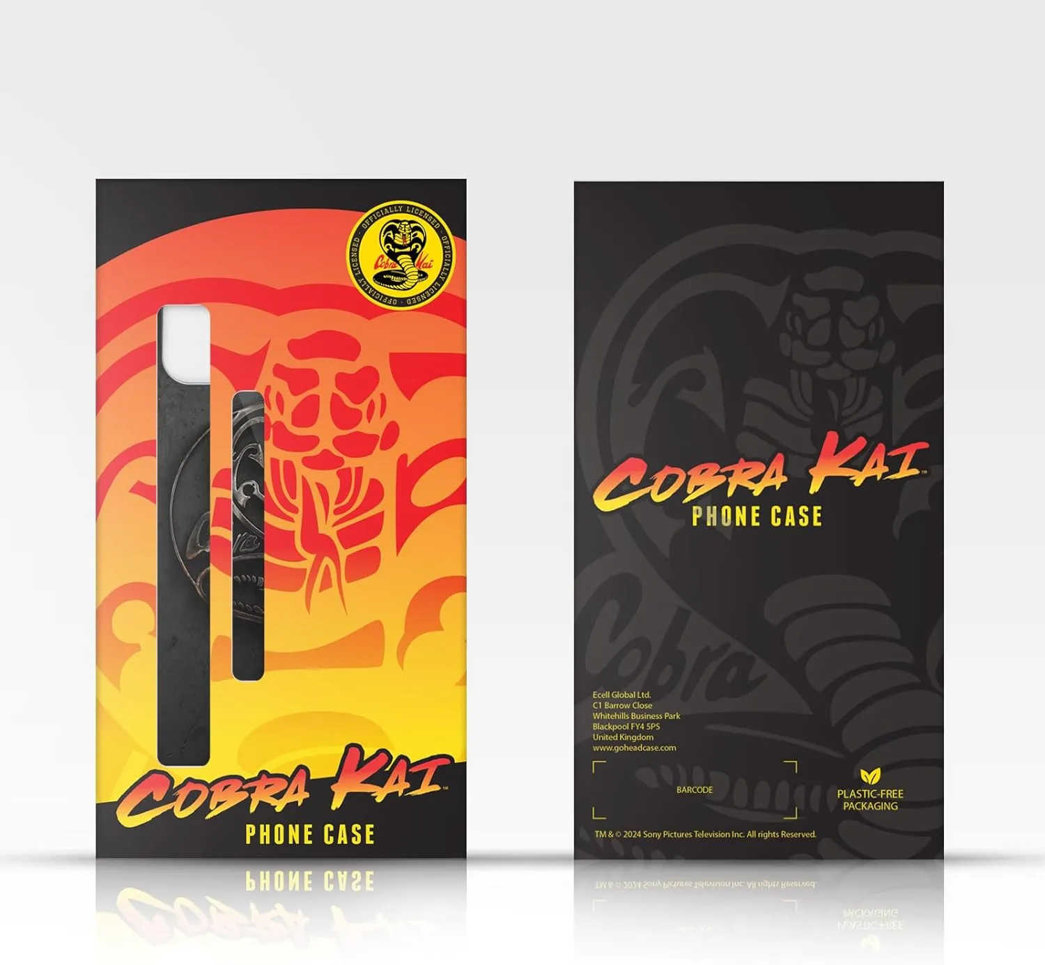Head Case Designs Officially Licensed Cobra Kai Kick Pattern Graphics Soft Gel Case Compatible with OnePlus Nord CE 3 Lite 5G