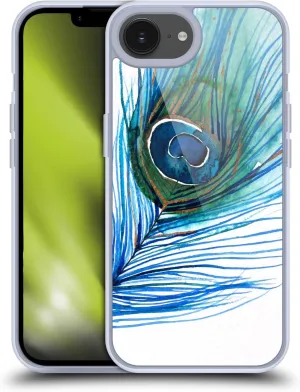 Head Case Designs Officially Licensed Mai Autumn Peacock Feathers Soft Gel Case Compatible with Apple iPhone 16e