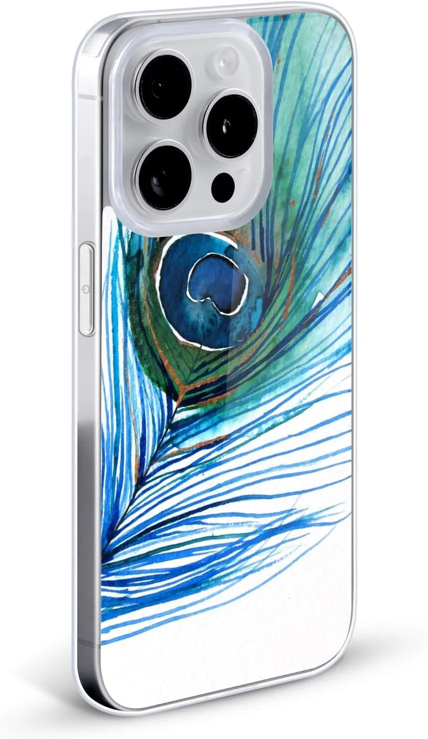 Head Case Designs Officially Licensed Mai Autumn Peacock Feathers Soft Gel Case Compatible with Apple iPhone 16e