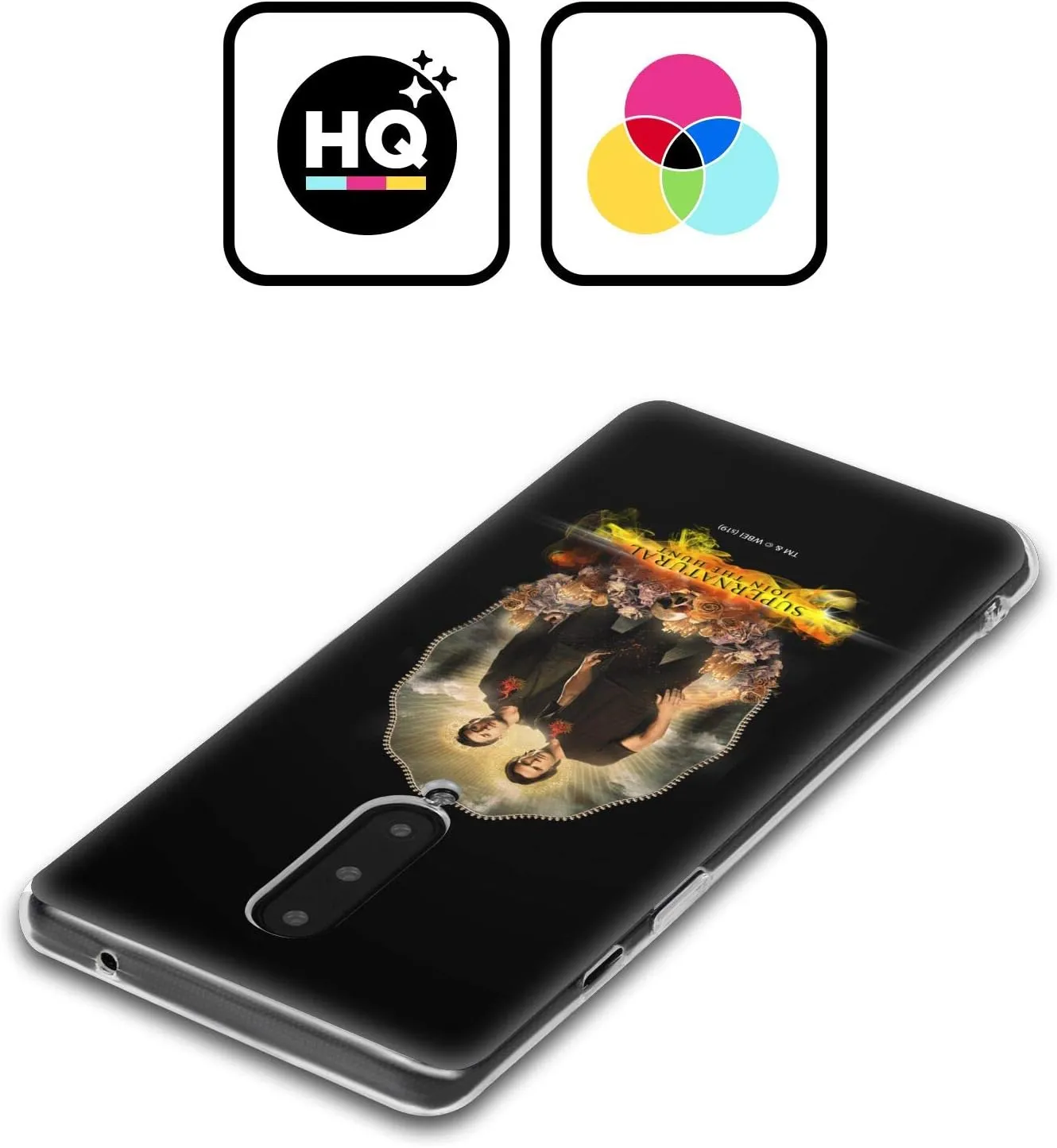 Head Case Designs Officially Licensed Supernatural Dean & Sam Halo Vectors Soft Gel Case Compatible with Google Pixel 8