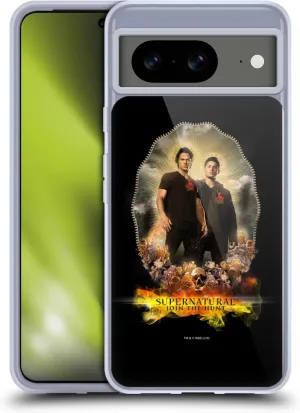 Head Case Designs Officially Licensed Supernatural Dean & Sam Halo Vectors Soft Gel Case Compatible with Google Pixel 8