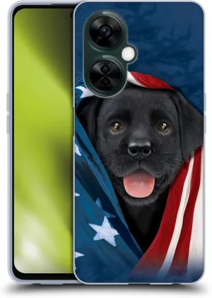 Head Case Designs Officially Licensed Vincent HIE Black Labrador Canidae Soft Gel Case Compatible with OnePlus Nord N30