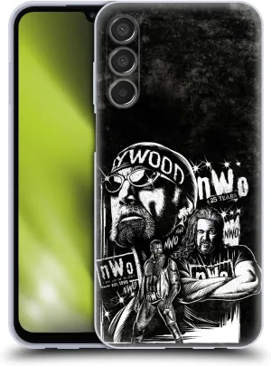 Head Case Designs Officially Licensed WWE Fathead Superstar NWO Soft Gel Case Compatible with Samsung Galaxy M15/F15 5G