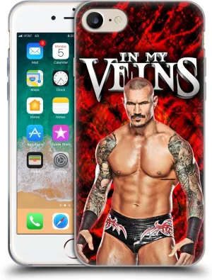 Head Case Designs Officially Licensed WWE in My Veins Randy Orton Soft Gel Case Compatible with Apple iPhone 7/8 / SE 2020 & 2022