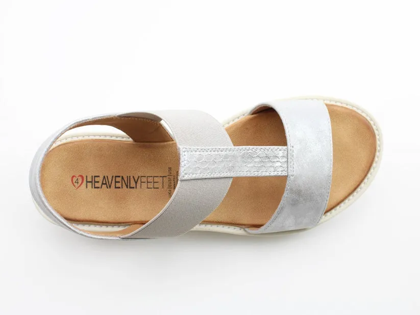 Heavenly Feet Ritz Shimmer Sandal