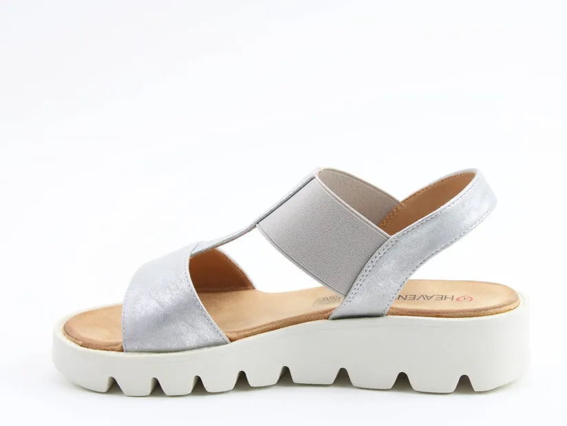 Heavenly Feet Ritz Shimmer Sandal