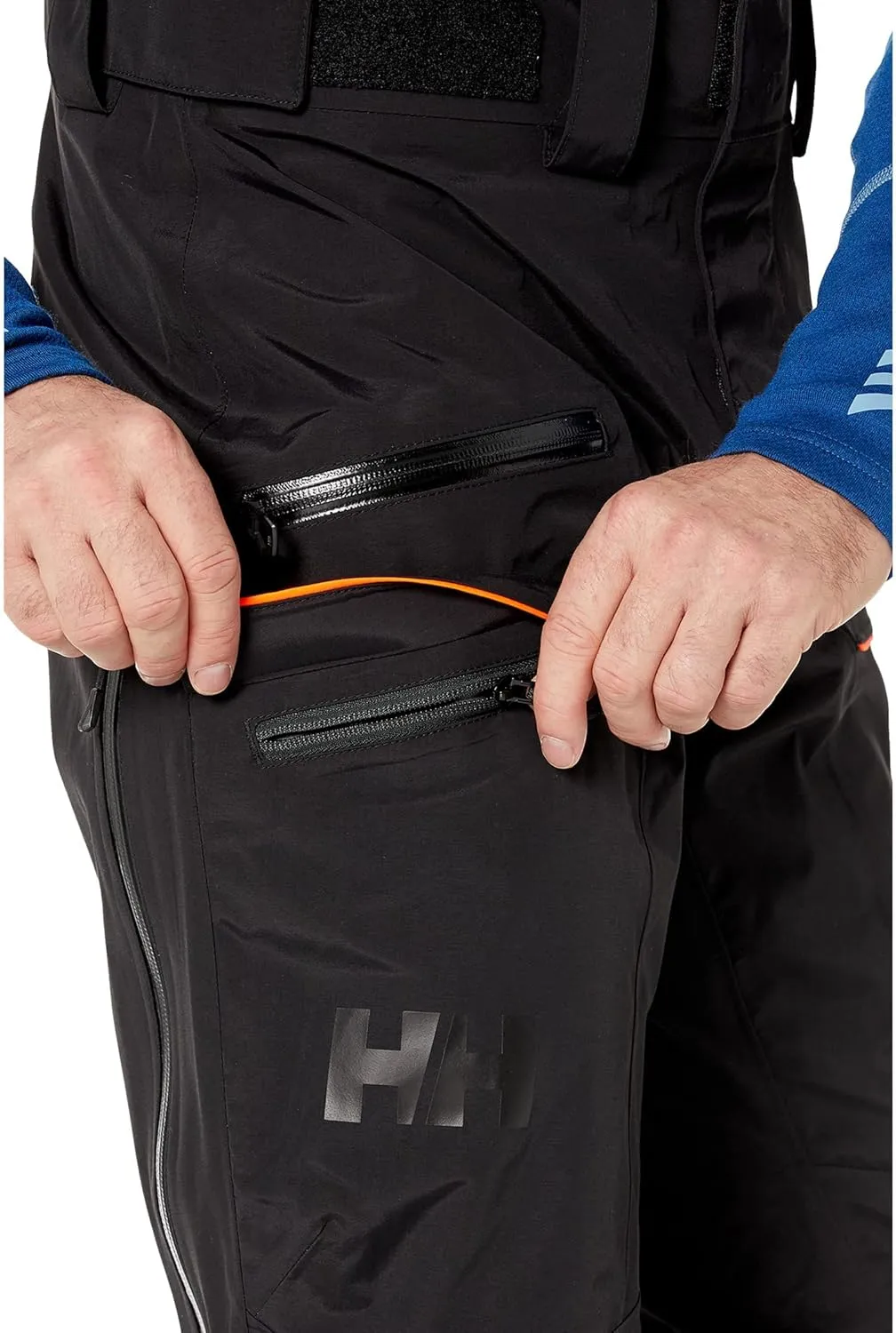 Helly-Hansen Sogn Bib Shell Pant - Men's Waterproof Ski Pants, Insulated Bib, Breathable Snow Pants with Adjustable Straps