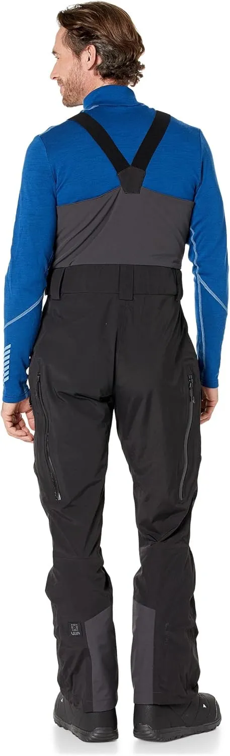 Helly-Hansen Sogn Bib Shell Pant - Men's Waterproof Ski Pants, Insulated Bib, Breathable Snow Pants with Adjustable Straps
