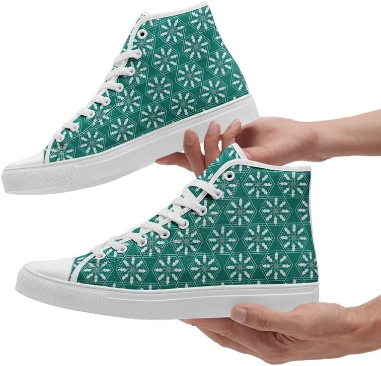 High-top Canvas Shoes for Girls Boys Lightweight Yoga Casual Walking Sneakers Anti-Slip White Flat Footwear Unisex