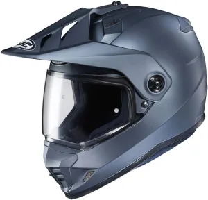 HJC DS-X1 Men's Dual Sport Motorcycle Helmet - Semi Flat Anthracite/X-Large