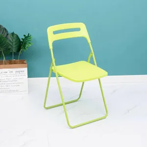 Home Outdoor Dining air Folding air Stool Plastic Portable backrest air(Grün)