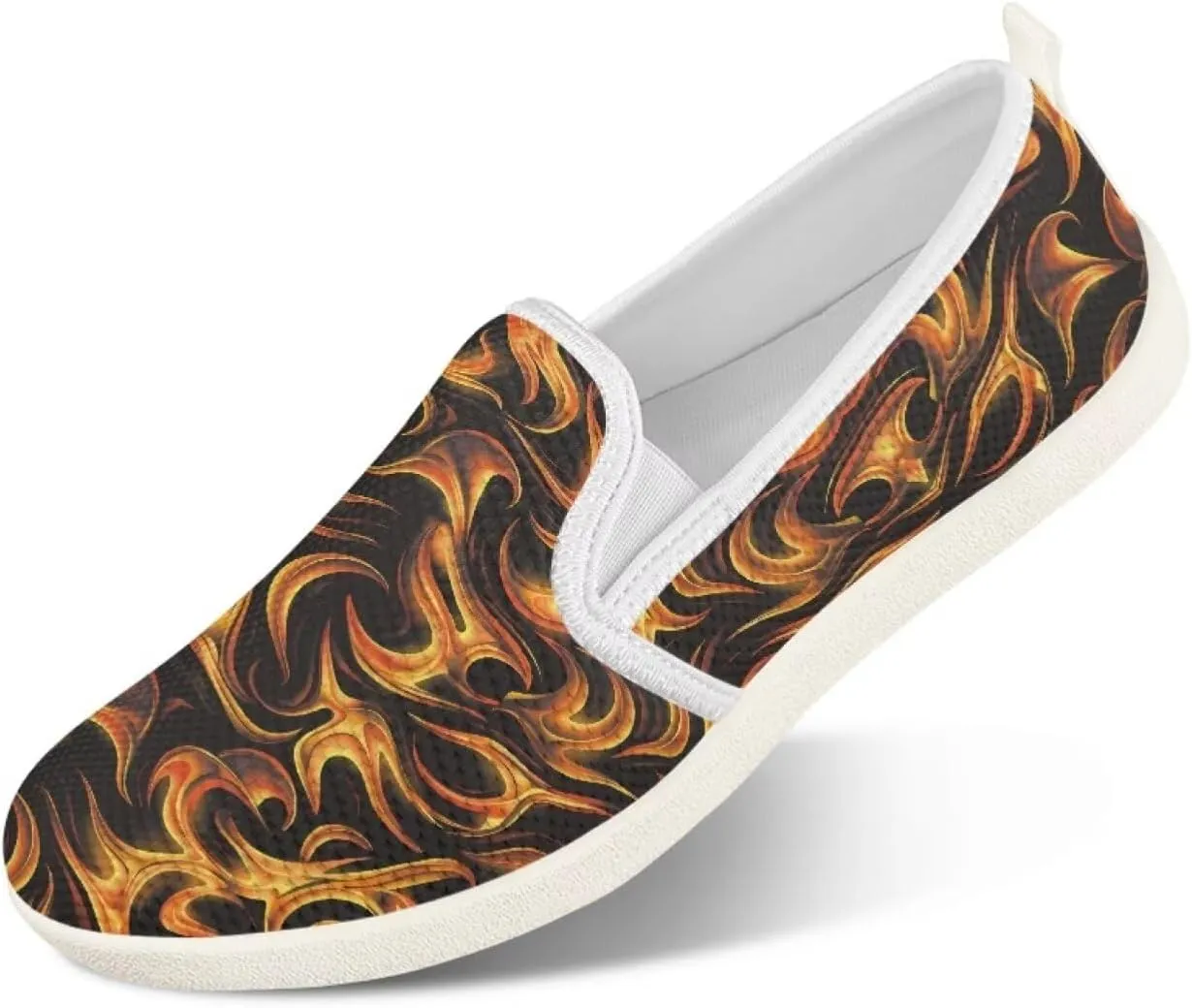 Howilath Slip on Loafers for Women Flat Mesh Shoes Running Sneakers Lightweight Casual Shoes