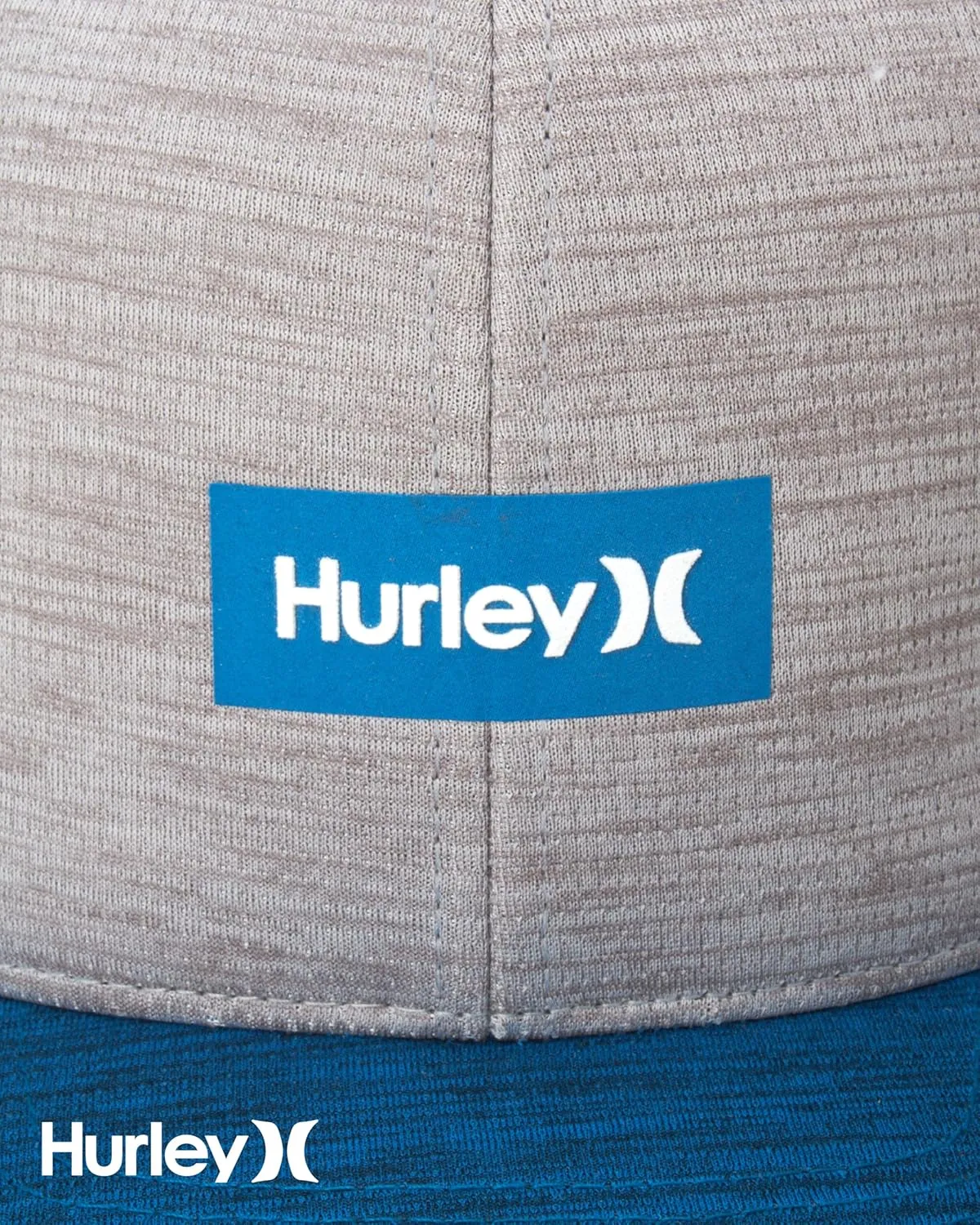 Hurley Men's Baseball Cap - Lightweight H20 Dri Dock Flat Brim Ball Caps for Men with Adjustable Snap Back Closure