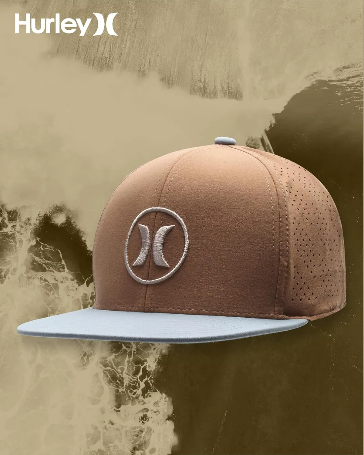 Hurley Men’s Hat – Lightweight Phantom Core Snap-Back Baseball Cap