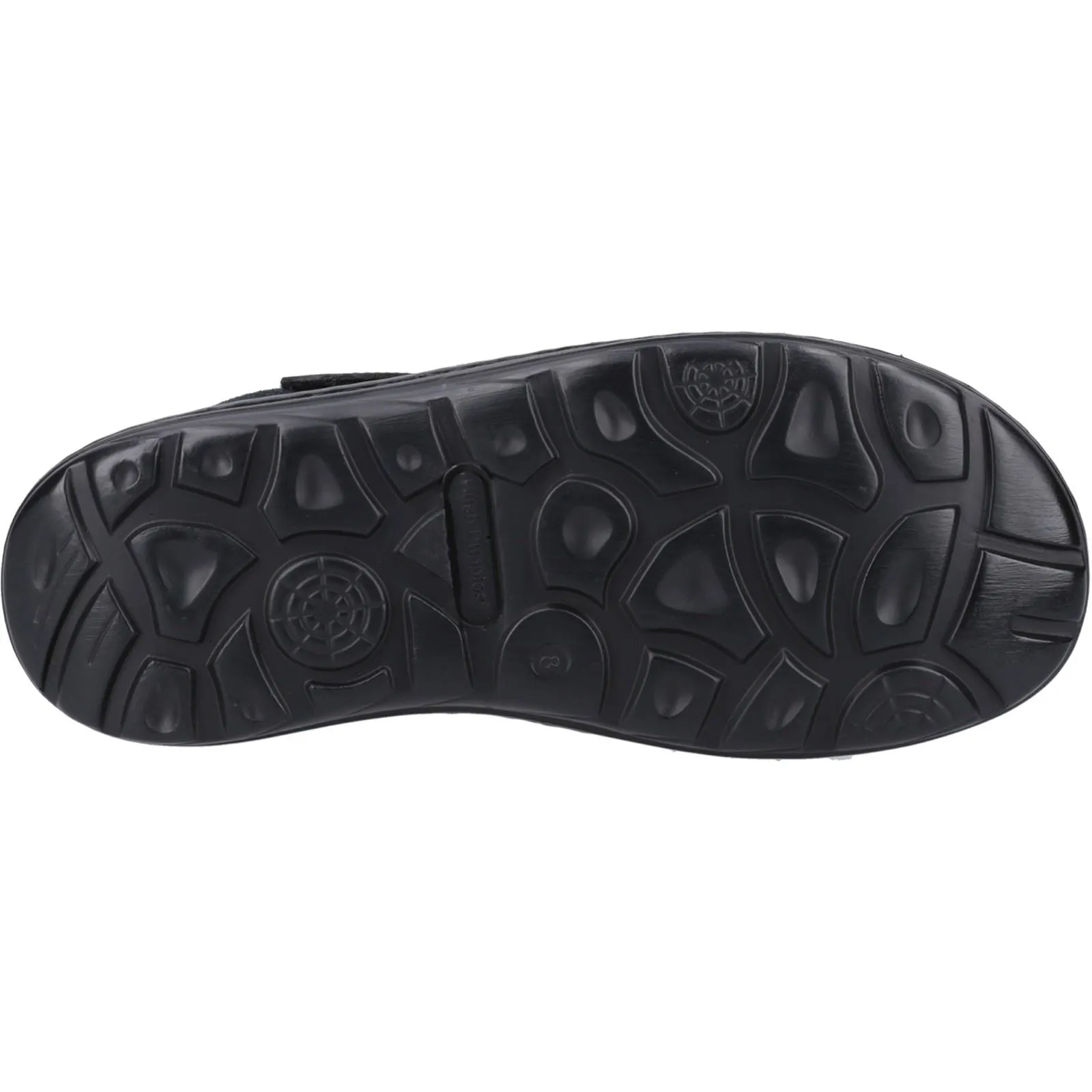 Hush Puppies Albert Leather Men's Black Sandals