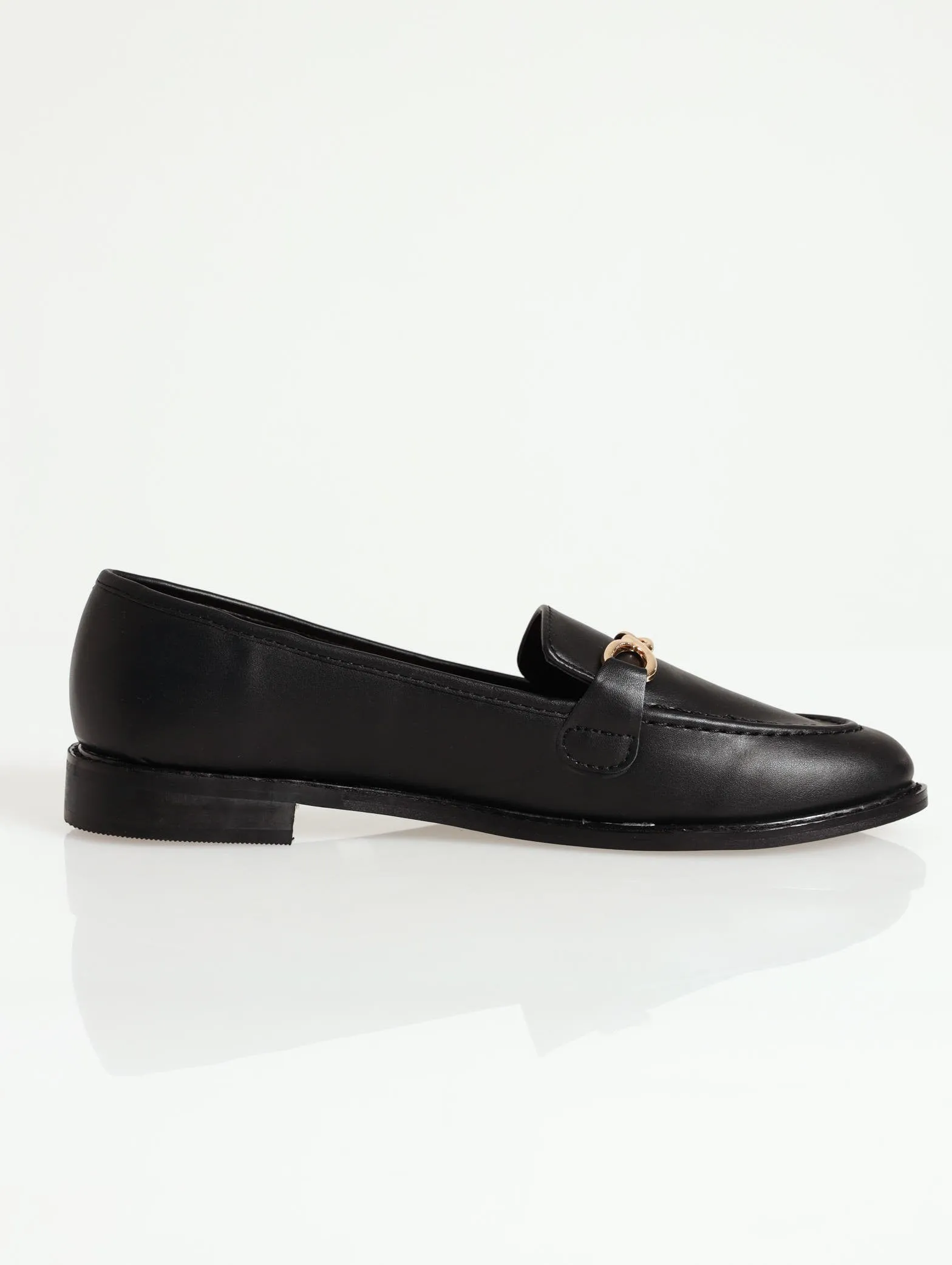 Infinity Trim Loafer - Black