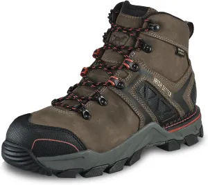 Irish Setter, Crosby, Men’s, 6", Waterproof, Non-Metallic Safety Toe, Work Boot, Gray