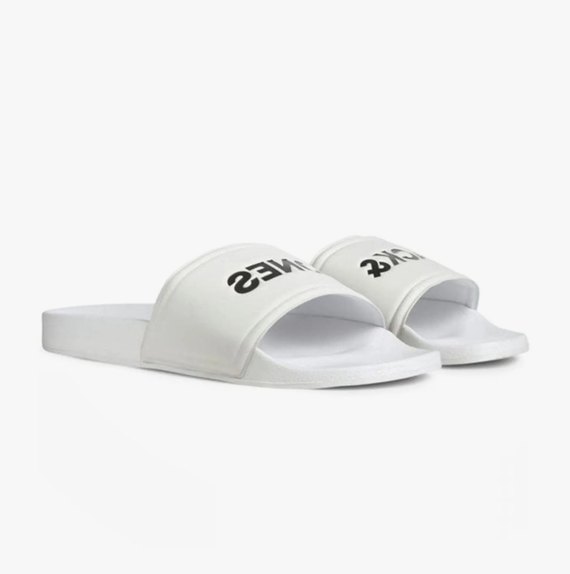 Jack & Jones LARRY Mens Sliders Bright White