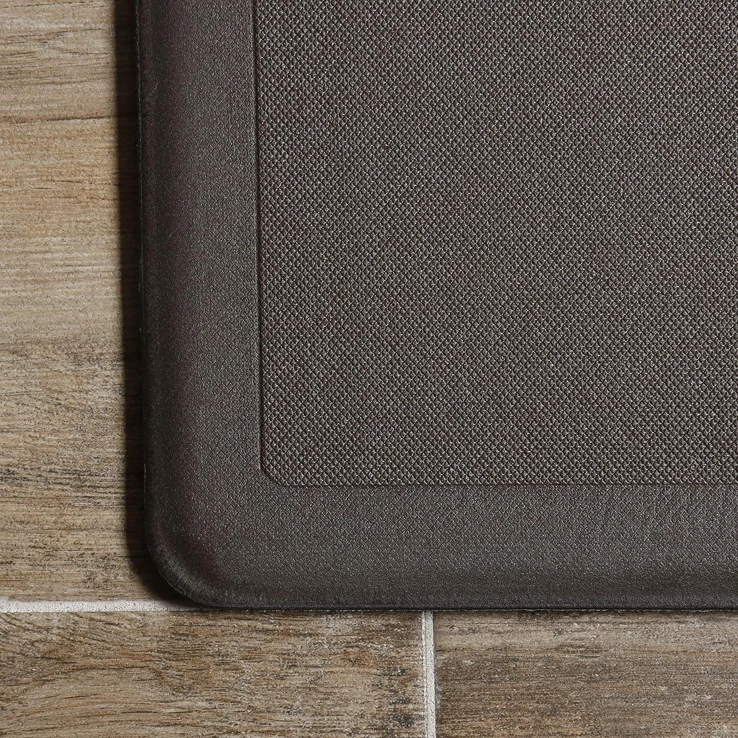 J&V TEXTILES Anti Fatigue Kitchen Mat - Kitchen Mat Cushioned Anti Fatigue, Kitchen Floor Mats Cushioned, Non Slip Waterproof Mat Standing Desk, 20x36x1/2 inches (Vino)