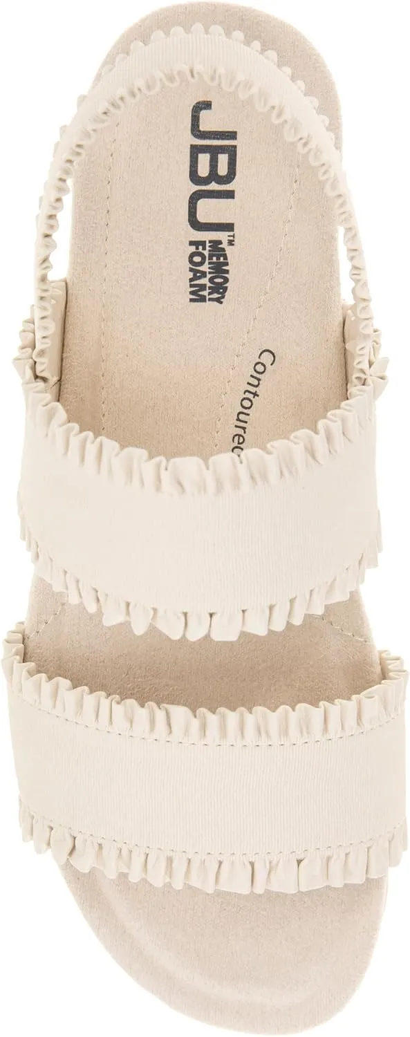 JBU Women's Fashion Flat Sandal