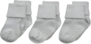 Jefferies Socks Unisex Baby Organic Cotton Non-Skid Turn Cuff Socks 3 Pair Pack