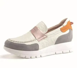 Jose Saenz Sporty Wedge Loafer |2290GRY
