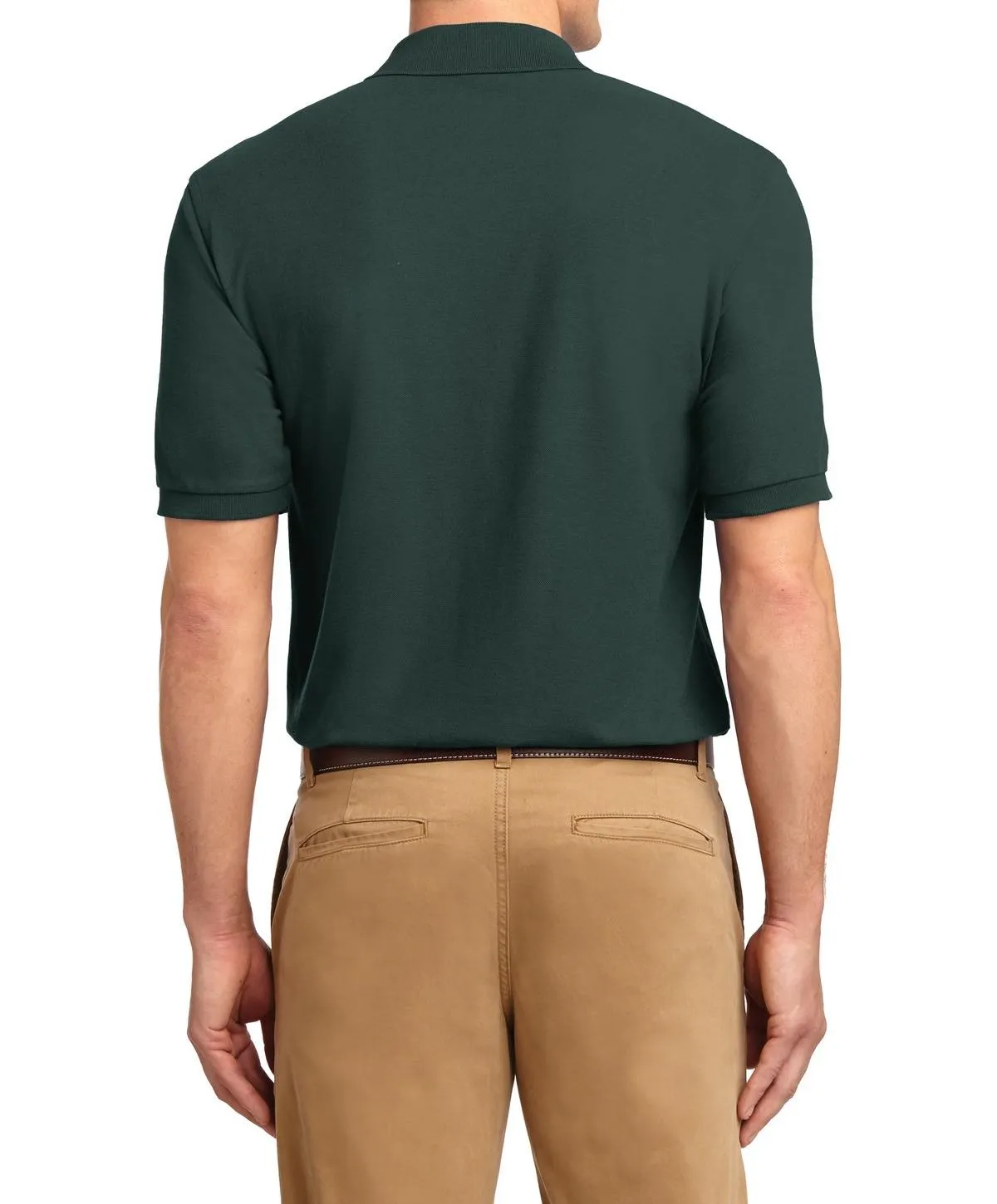 JustBlanks Men's Short Sleeve Lightweight Jersey Polo
