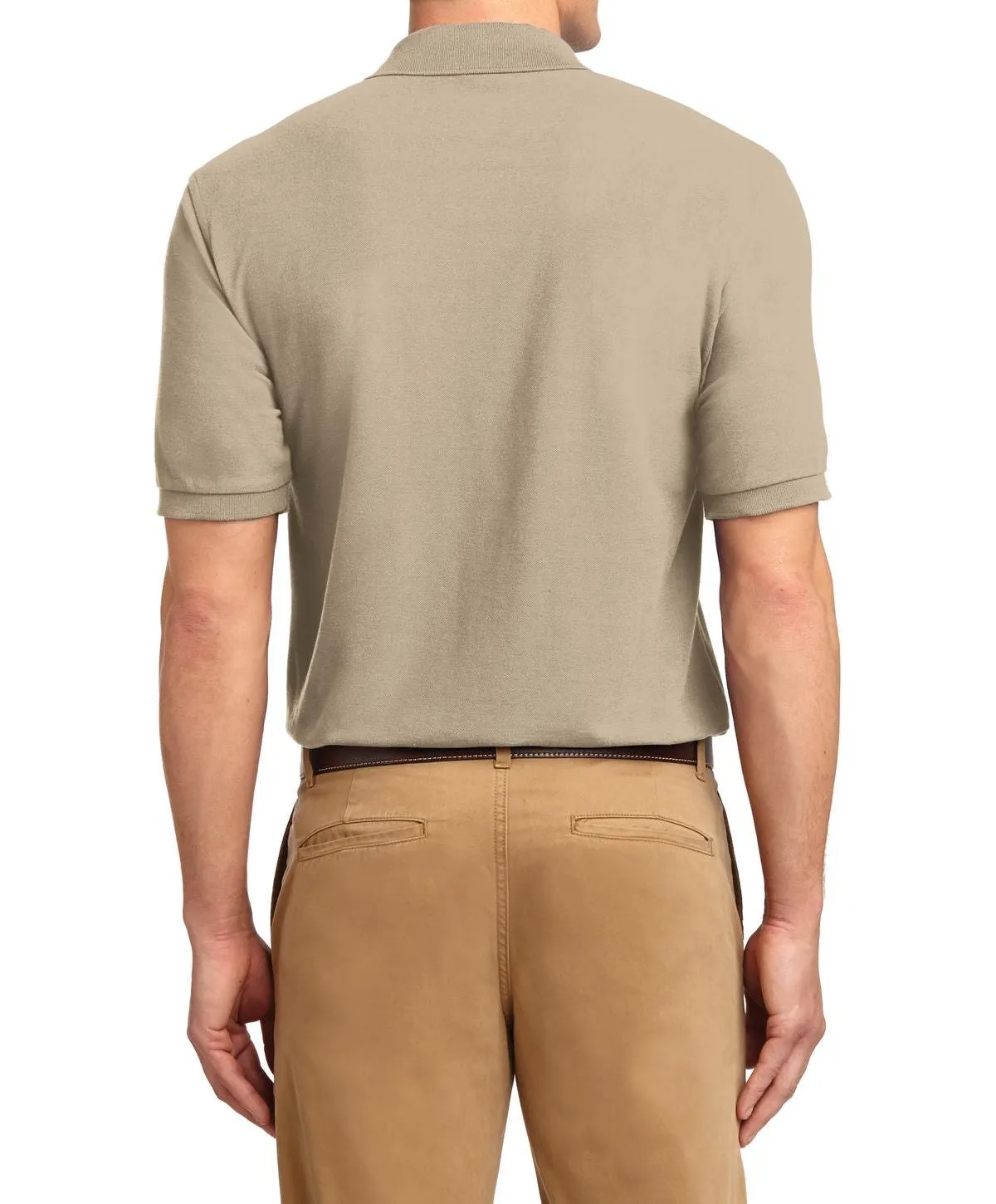 JustBlanks Men's Short Sleeve Lightweight Jersey Polo