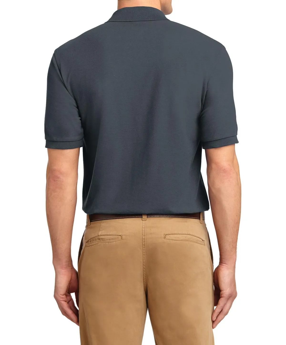 JustBlanks Men's Short Sleeve Lightweight Jersey Polo