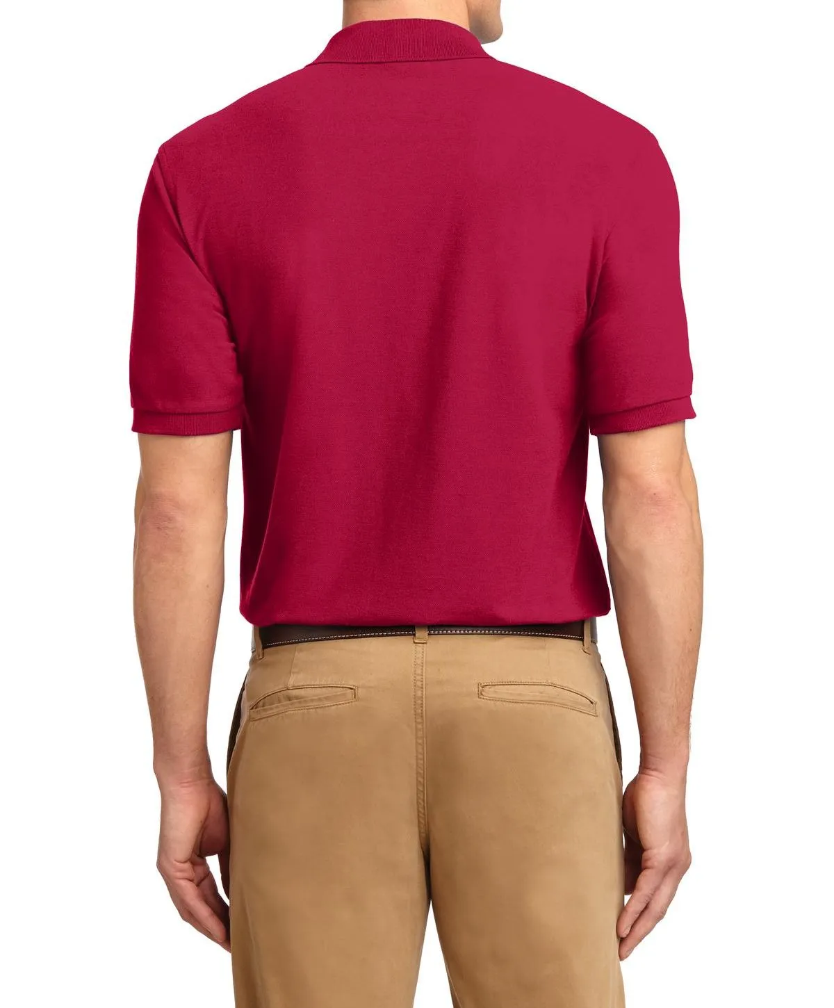 JustBlanks Men's Short Sleeve Lightweight Jersey Polo