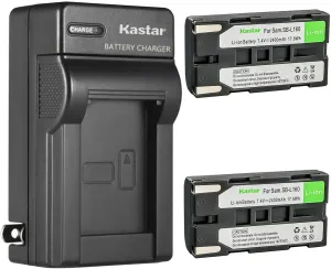 Kastar 2-Pack Battery and AC Wall Charger Replacement for Mamiya Leaf Aptus-II 12R, Mamiya Leaf Aptus 17, Mamiya Leaf Aptus 22, Mamiya Leaf Aptus 65, Mamiya Leaf Aptus 75, Mamiya Leaf Aptus 75s Camera