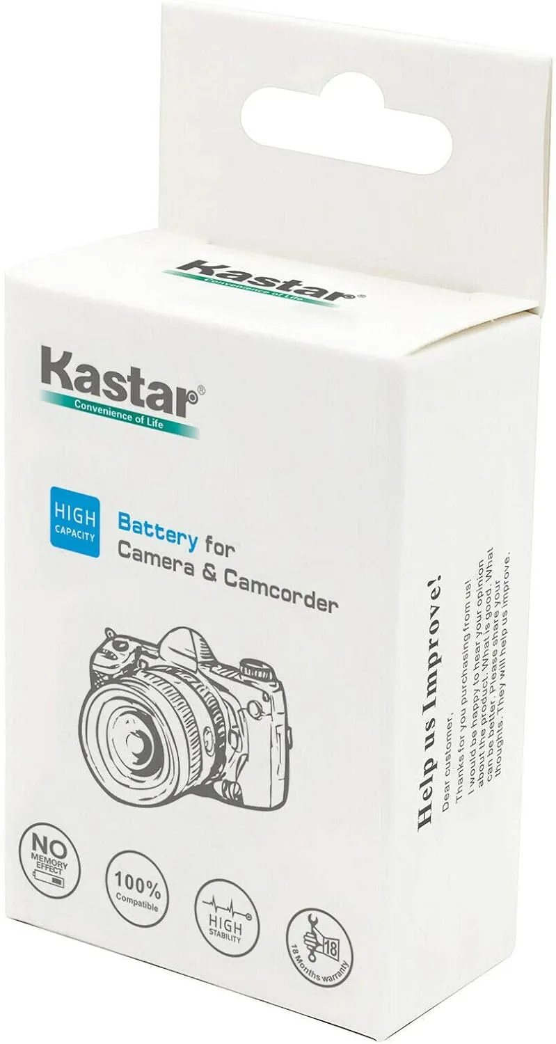 Kastar 2-Pack Battery and AC Wall Charger Replacement for Mamiya Leaf Aptus-II 12R, Mamiya Leaf Aptus 17, Mamiya Leaf Aptus 22, Mamiya Leaf Aptus 65, Mamiya Leaf Aptus 75, Mamiya Leaf Aptus 75s Camera