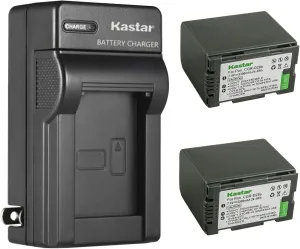 Kastar 2-Pack CGR-D28 Battery and AC Wall Charger Replacement for Panasonic PV-DC352, PV-DV51, PV-DV52, PV-DV53, PV-DV73, PV-DV100, PV-DV100K, PV-DV101, PV-DV102, PV-DV103, PV-DV121, PV-DV151