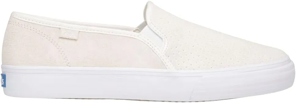 Keds Women's Double Decker Perf Suede Slip on Sneaker