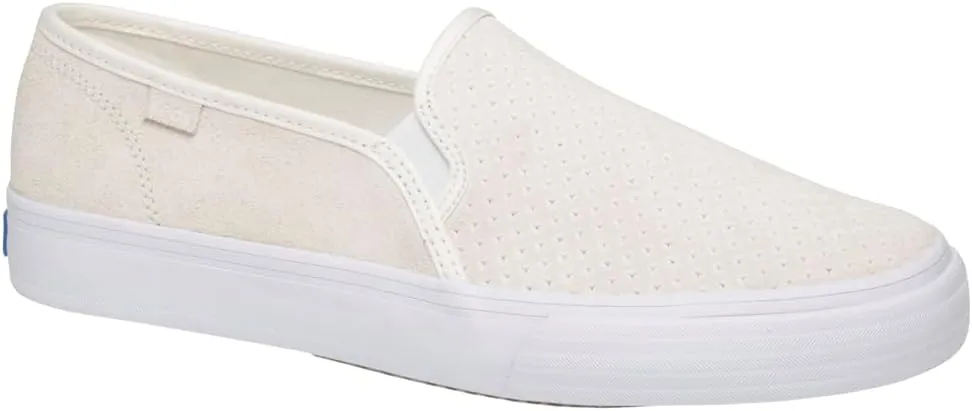 Keds Women's Double Decker Perf Suede Slip on Sneaker