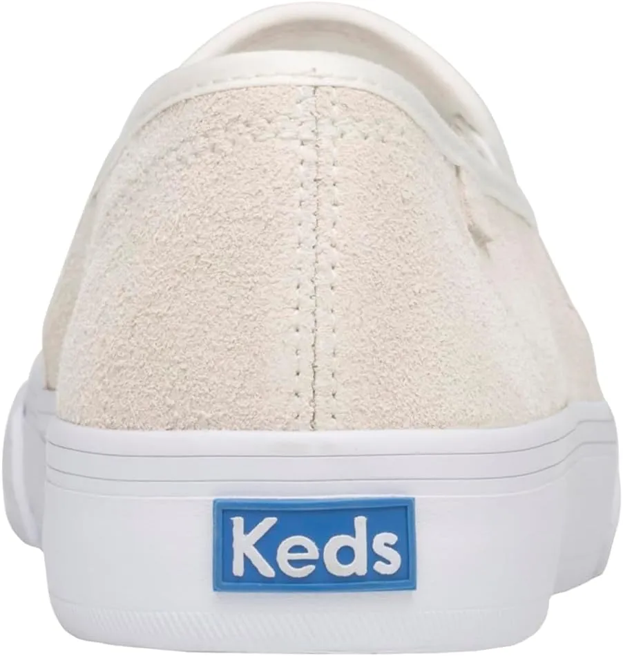 Keds Women's Double Decker Perf Suede Slip on Sneaker