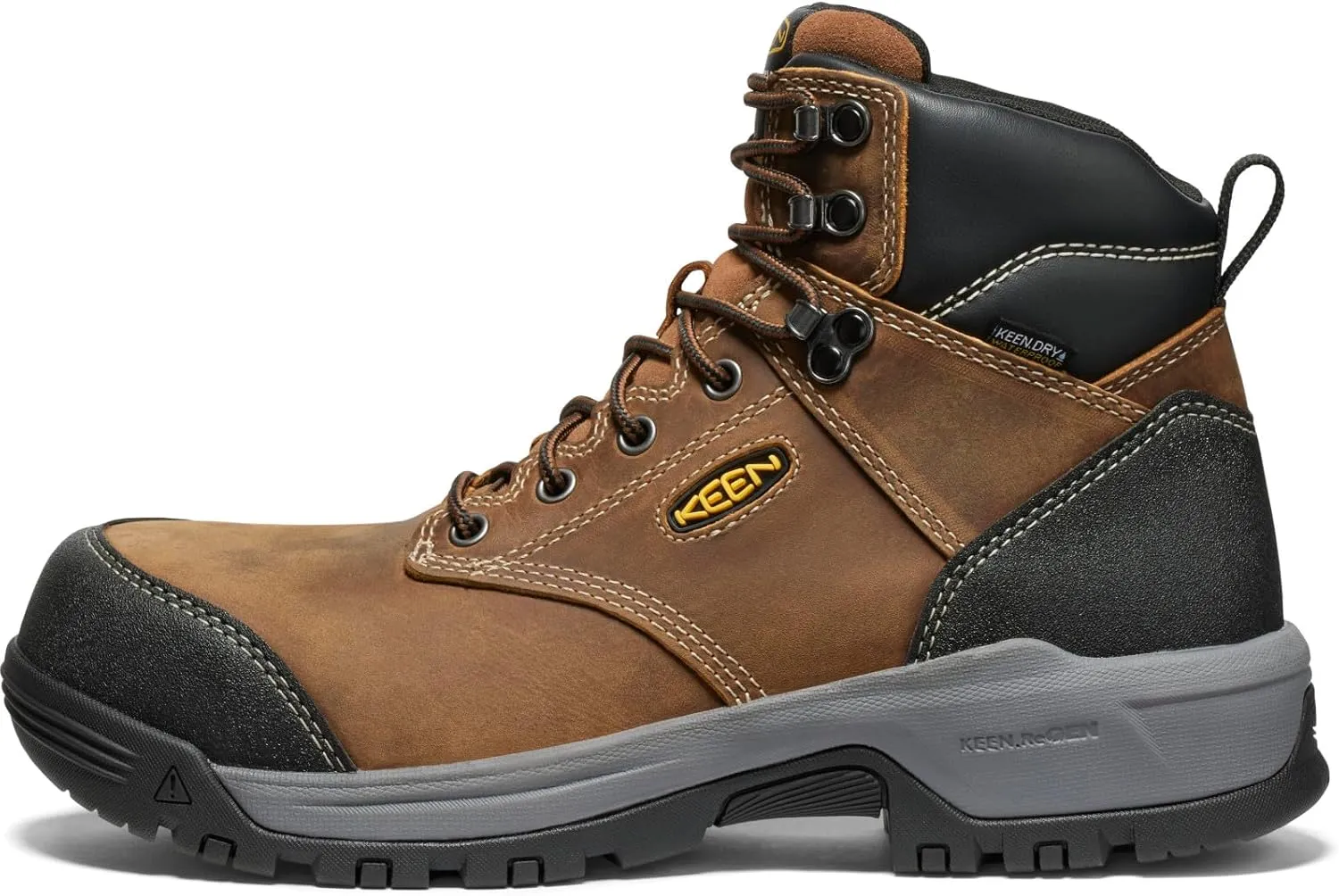 KEEN Utility Men's Evanston 6" Composite Toe Waterproof Leather Durable Construction Work Boot