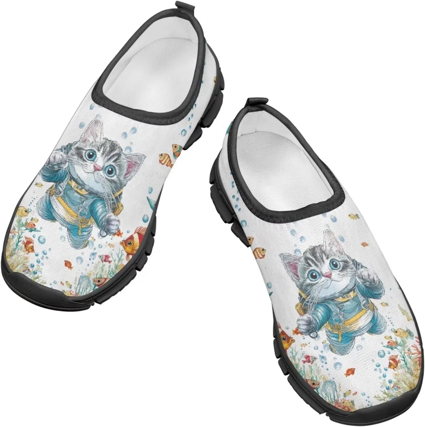 Kids Tennis Shoes Boys Girls Soft Slip On Loafers Lightweight Non Slip Casual Walking Shoe Outdoor Athletic Sneakers Black Sole Size 11-15