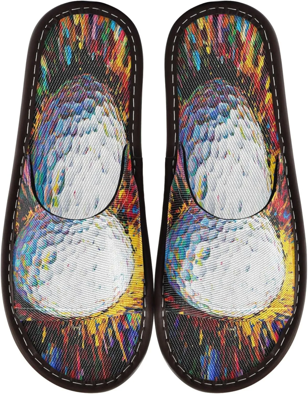 KLL Bathroom Slippers for Men Women Indoor Washable Soft Open-toe Slip-on Home Shoes for Pool, Hotel, Travel