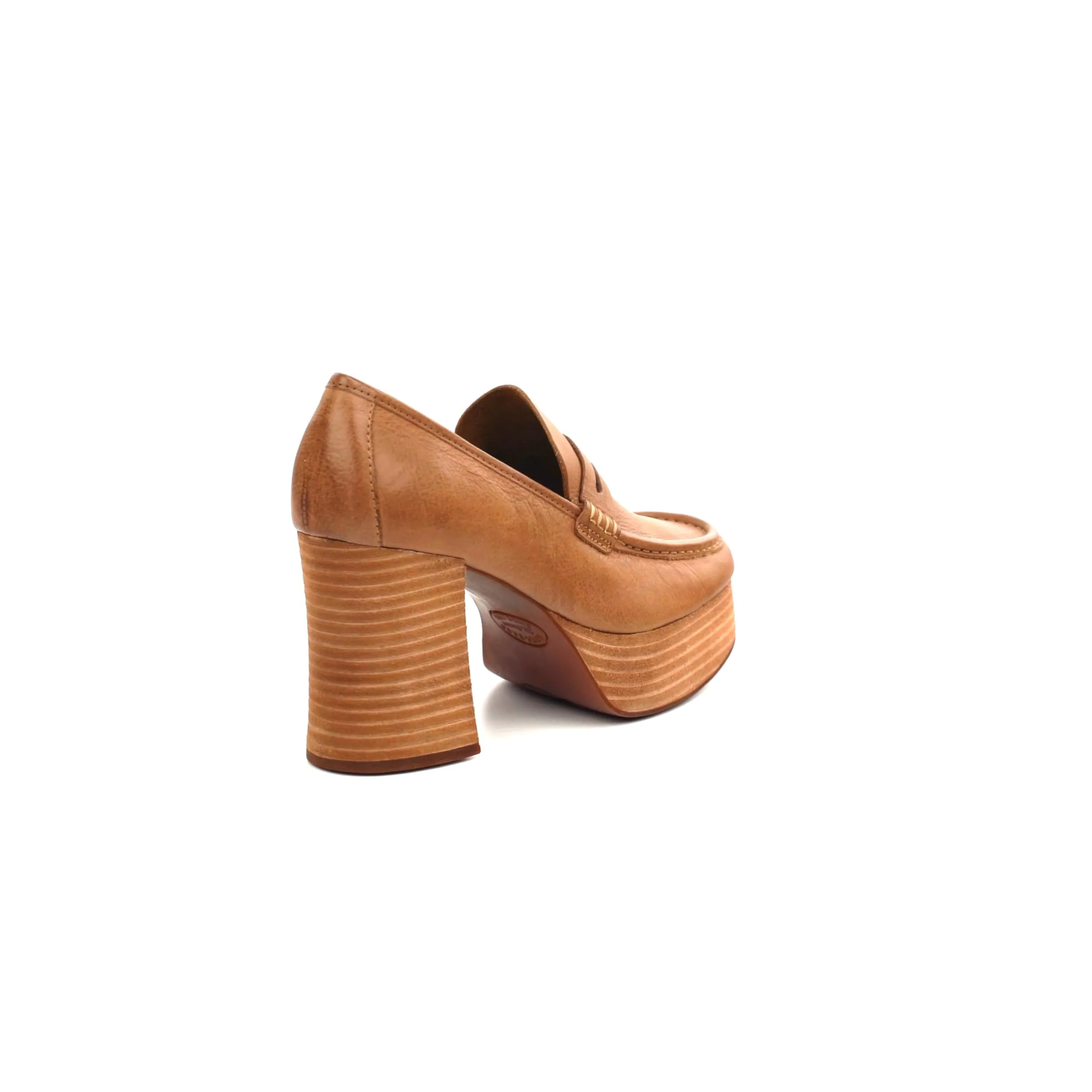 KORK-EASE Women's Barbara Leather Loafer 7.5 Brown