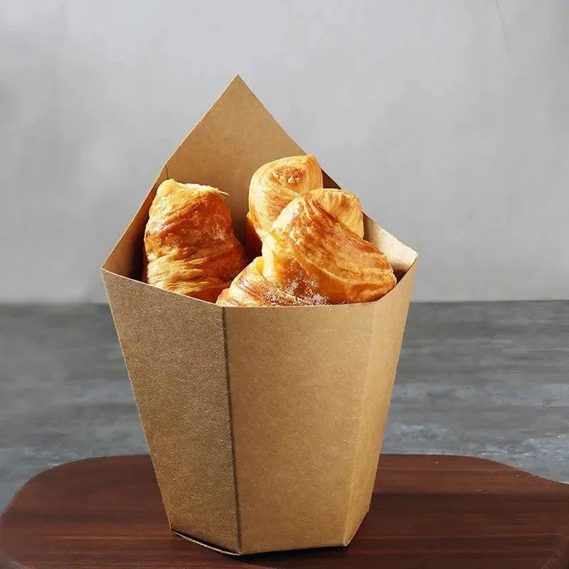 Kraft Paper Food Cups 500PCS Brown