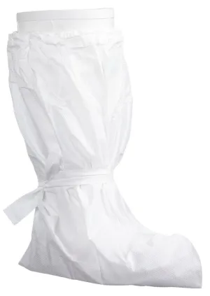 Laminated CPE Boot Covers - White, 510mm (120) *Double Sole*
