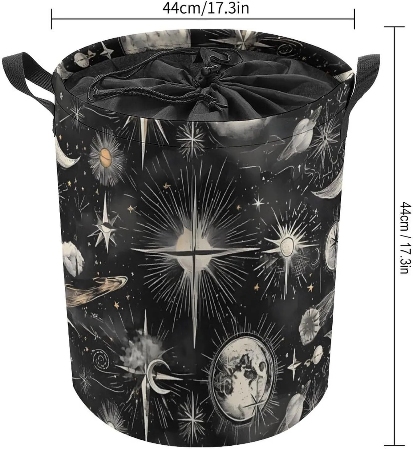 Laundry Hampers, Large Drawstring Laundry Bag, Removable Laundry Bags, Collapsible Storage Bin with Handles for Home Organization, Kids Room, Nursery Branch