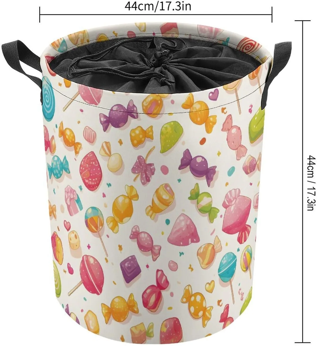 Laundry Hampers, Large Drawstring Laundry Bag, Removable Laundry Bags, Collapsible Storage Bin with Handles for Home Organization, Kids Room, Nursery Magenta