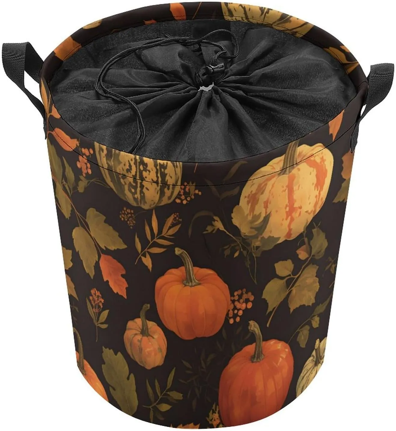 Laundry Hampers, Large Drawstring Laundry Bag, Removable Laundry Bags, Collapsible Storage Bin with Handles for Home Organization, Kids Room, Nursery Nature