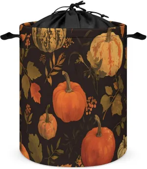 Laundry Hampers, Large Drawstring Laundry Bag, Removable Laundry Bags, Collapsible Storage Bin with Handles for Home Organization, Kids Room, Nursery Nature