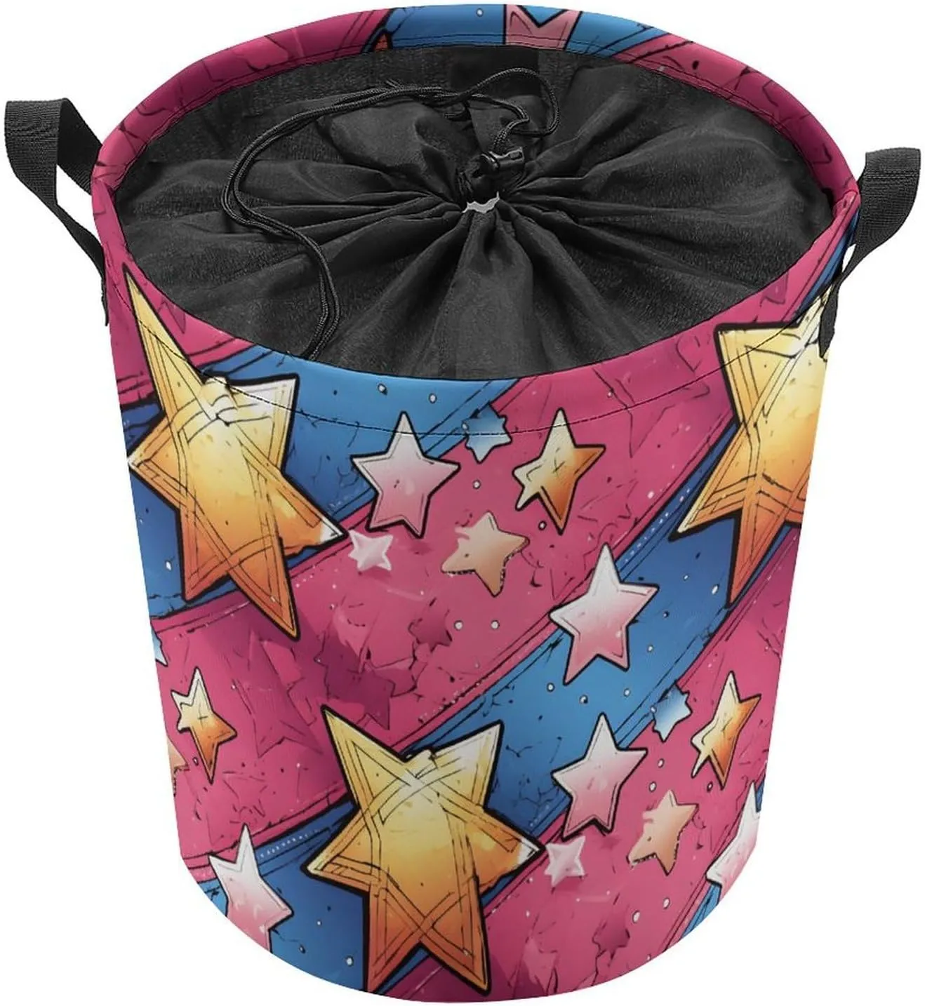 Laundry Hampers, Large Drawstring Laundry Bag, Removable Laundry Bags, Collapsible Storage Bin with Handles for Home Organization, Kids Room, Nursery