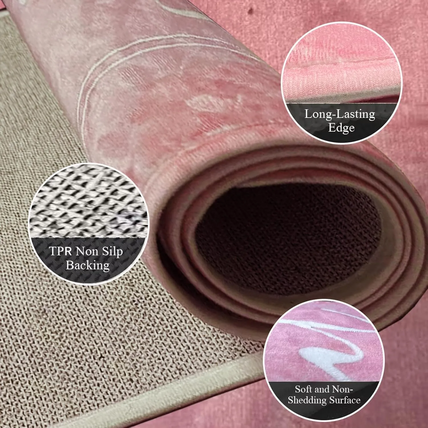 Laundry Room Rug Runner, Non Slip Laundry Rugs Kitchen mat Machine Washable Text Design mats Waterproof Mudroom Floor Carpet Stylish Versatile Farmhouse Decor