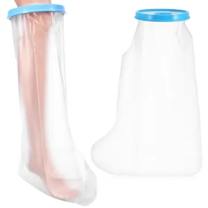 Leg Cast Cover for Shower Reusable Foot Protector Durable Ankle Cover Comfortable and Easy to Use for Injured Foot Care